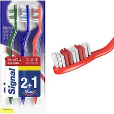 سيجنال فرشاة أسنان نظافة ثلاثية