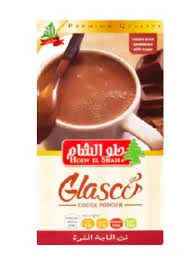 حلو الشام جلاسكو مسحوق كاكاو