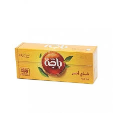 باجة شاي فتلة احمر حفيف - 25 فتلة