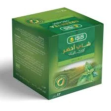 ايزيس شاي اخضر نعناع علبه 12فلتر