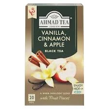 احمد تي بطعم فانيليا قرفة وتفاح فويل 20