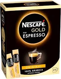 نسكافيه قهوة جولد اسبريسو عبوه 25 الوزن الصافي 45جم