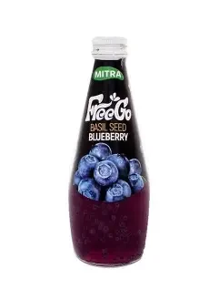 فري جو مشروب بذور الريحان بنكهة التوت الازرق 290مل