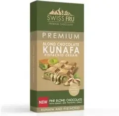 سويس فروت شوكولاتة فاخرة - كنافة شوكولاتة شقراء مع كريمة الفسدق 150جم