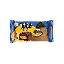 تودو بومب كيك شوكولاتة محشو بسبريد البسكويت