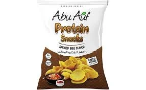 ابو عوف سناكس بروتين بطعم الباربكيو المدخن