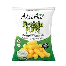 ابو عوف سناكس بروتين بطعم البصل والكريمة المتبلة