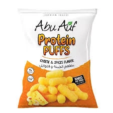 ابو عوف سناكس بروتين بطعم الجبنة والتوابل