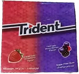 ترايدنت نكهة الفراولة والتوت