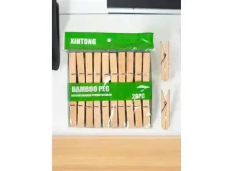 مشابك غسيل خشب مستوردة 20 مشبك