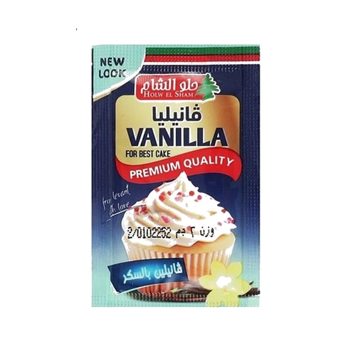 حلو الشام فانيليا ظرف 2جم