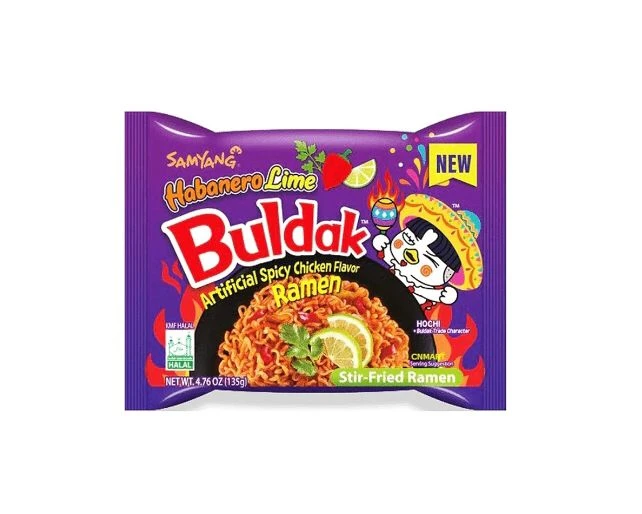 نودلز رامين بنكهة الدجاج الصيني الحار هابانيرو ليمون 142جم