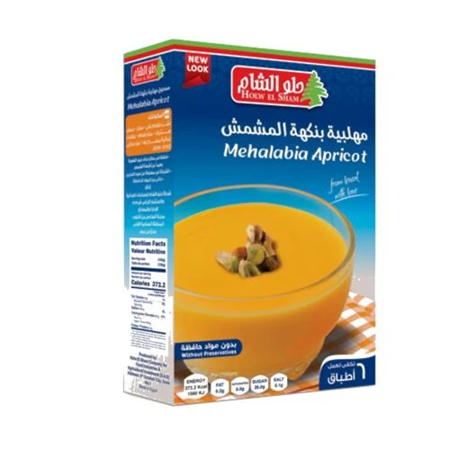 حلو الشام مسحوق مهلبية بنكهة المشمش